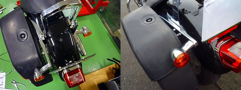 スポーツスター ウインカーリロケーションキット